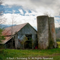 Leaning Silos of Skeenah Gap