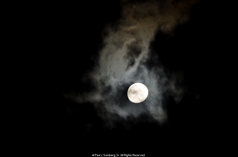 Misty Mountain Moon